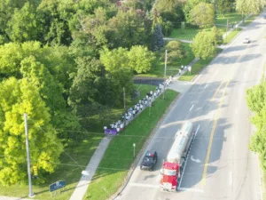 Saginaw Peace Walk community event