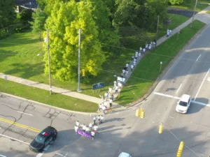 Saginaw Peace Walk community event